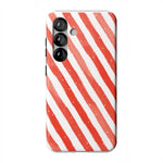Candy Cane Lane | Peppermint Stripes Case Phone Case Casetry Essential + MagSafe® Galaxy S25