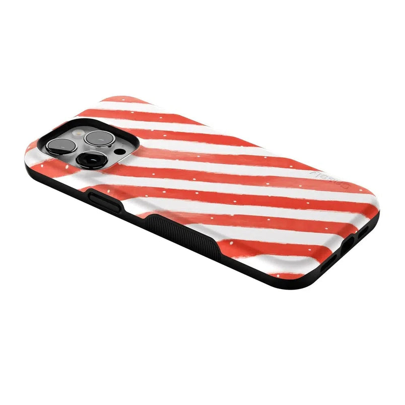 Candy Cane Lane | Peppermint Stripes Case Phone Case Casetry 