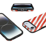 Candy Cane Lane | Peppermint Stripes Case Phone Case Casetry 