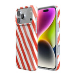 Candy Cane Lane | Peppermint Stripes Case Phone Case Casetry 