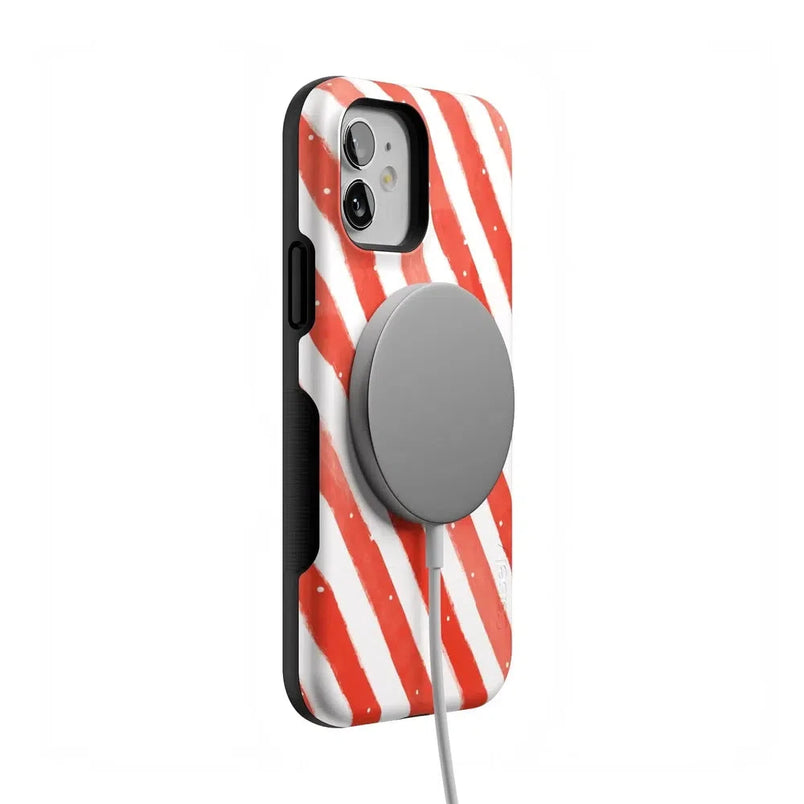 Candy Cane Lane | Peppermint Stripes Case Phone Case Casetry 