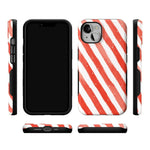 Candy Cane Lane | Peppermint Stripes Case Phone Case Casetry 