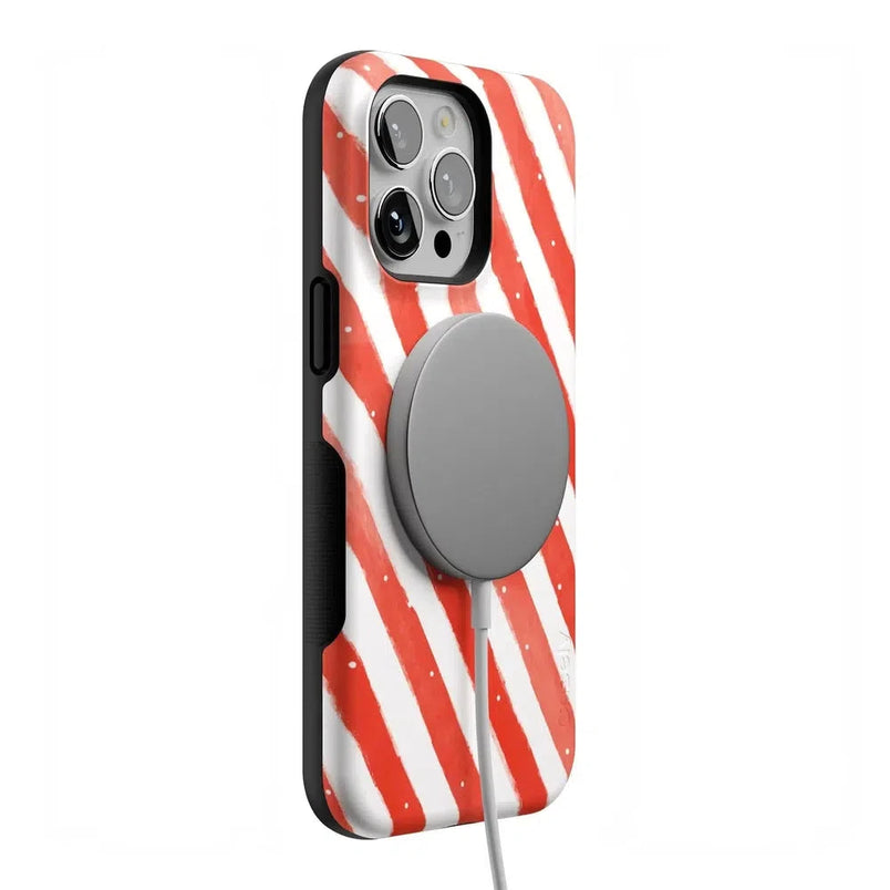 Candy Cane Lane | Peppermint Stripes Case Phone Case Casetry 