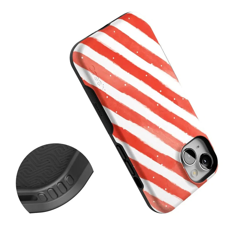 Candy Cane Lane | Peppermint Stripes Case Phone Case Casetry 
