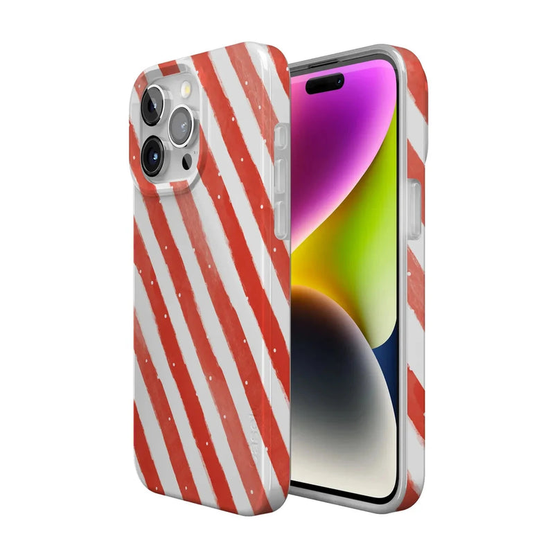 Candy Cane Lane | Peppermint Stripes Case Phone Case Casetry 