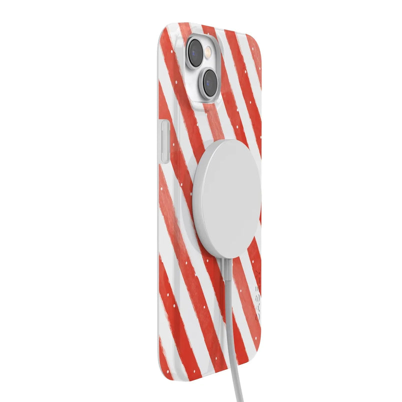 Candy Cane Lane | Peppermint Stripes Case Phone Case Casetry 