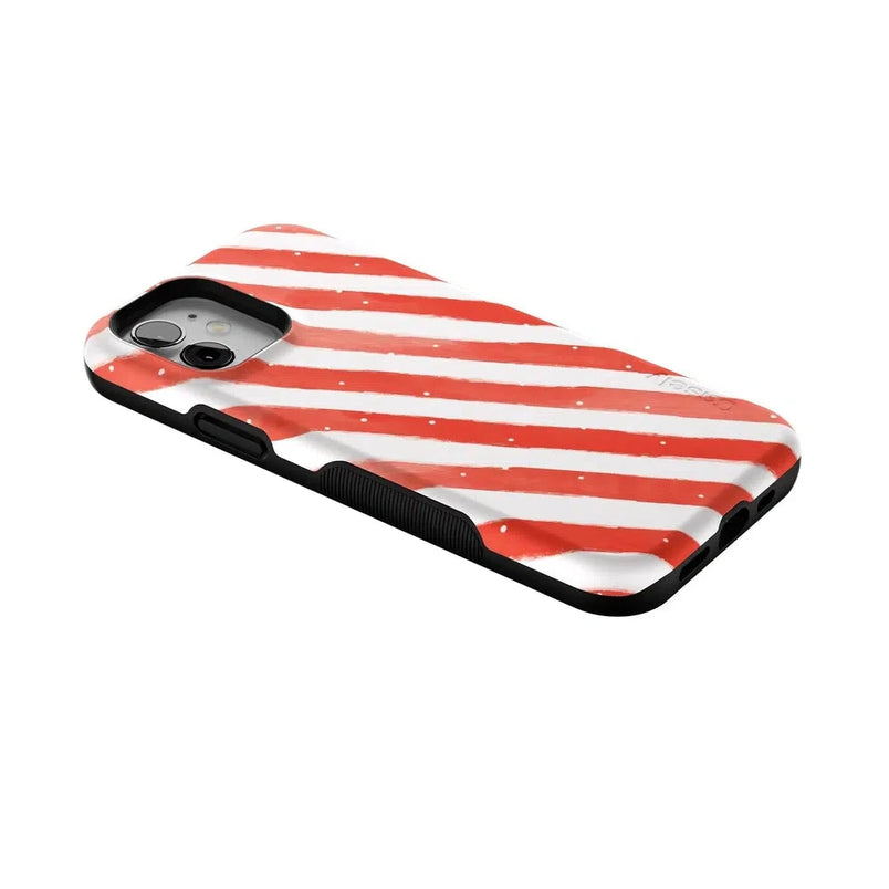 Candy Cane Lane | Peppermint Stripes Case Phone Case Casetry 