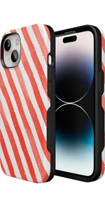 Candy Cane Lane | Peppermint Stripes Case Phone Case Casetry 