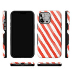 Candy Cane Lane | Peppermint Stripes Case Phone Case Casetry 