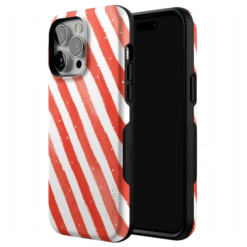 Candy Cane Lane | Peppermint Stripes Case Phone Case Casetry 