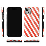 Candy Cane Lane | Peppermint Stripes Case Phone Case Casetry 