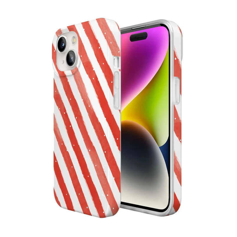 Candy Cane Lane | Peppermint Stripes Case Phone Case Casetry 