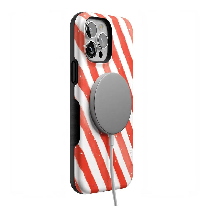 Candy Cane Lane | Peppermint Stripes Case Phone Case Casetry 