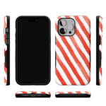 Candy Cane Lane | Peppermint Stripes Case Phone Case Casetry 