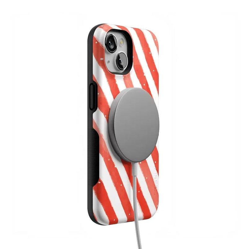 Candy Cane Lane | Peppermint Stripes Case Phone Case Casetry 