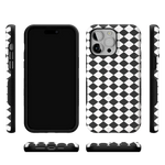 Salem's Hex | Black & White Checkered Case