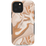 Caramel Delight | Marble Swirl Case iPhone Case get.casely Bold iPhone 11 Pro Max 