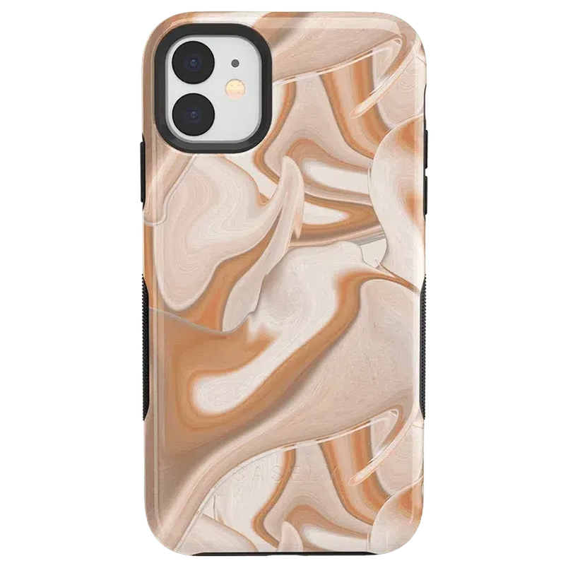 Caramel Delight | Marble Swirl Case iPhone Case get.casely Bold iPhone 11 