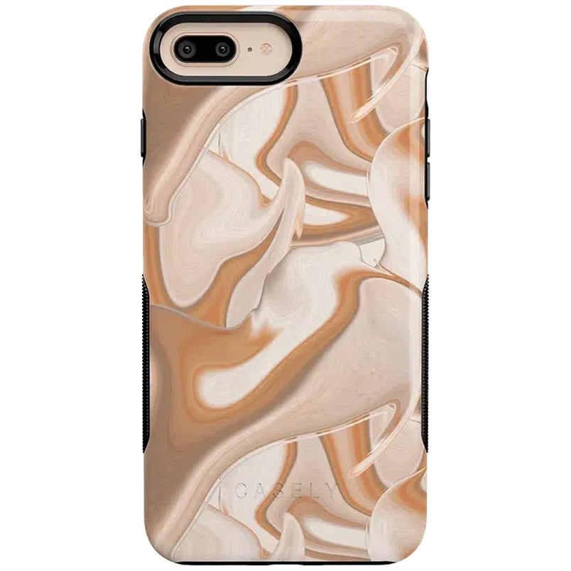 Caramel Delight | Marble Swirl Case iPhone Case get.casely Bold iPhone 6/7/8 Plus 