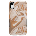 Caramel Delight | Marble Swirl Case iPhone Case get.casely Bold iPhone XR 