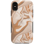 Caramel Delight | Marble Swirl Case iPhone Case get.casely Bold iPhone XS Max 