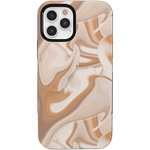 Caramel Delight | Marble Swirl Case iPhone Case get.casely Bold + MagSafe® iPhone 12 Pro Max 