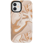 Caramel Delight | Marble Swirl Case iPhone Case get.casely Bold + MagSafe® iPhone 12 