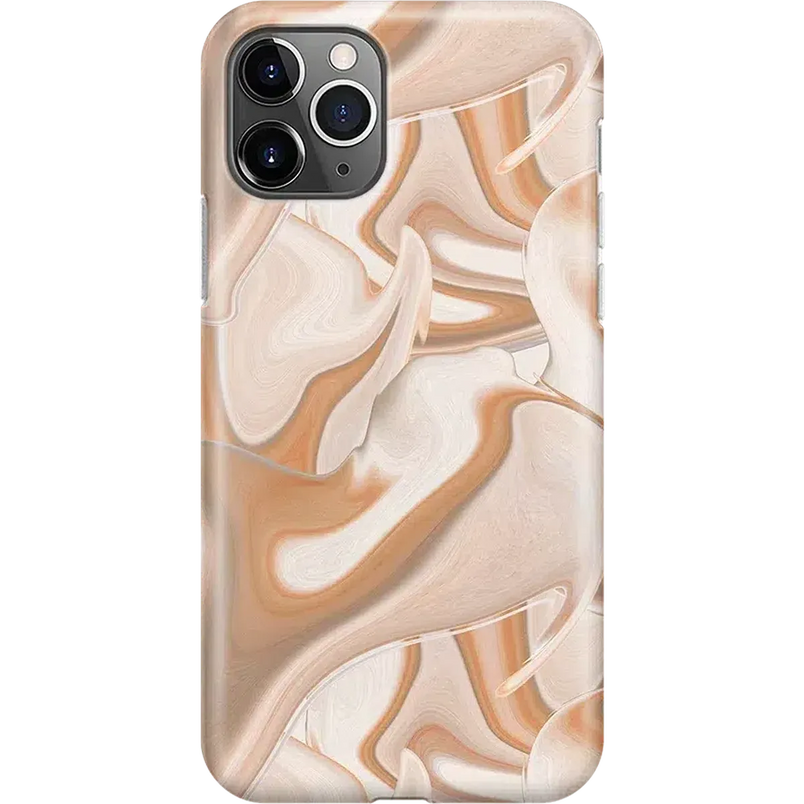 Caramel Delight | Marble Swirl Case iPhone Case get.casely Classic iPhone 11 Pro Max 