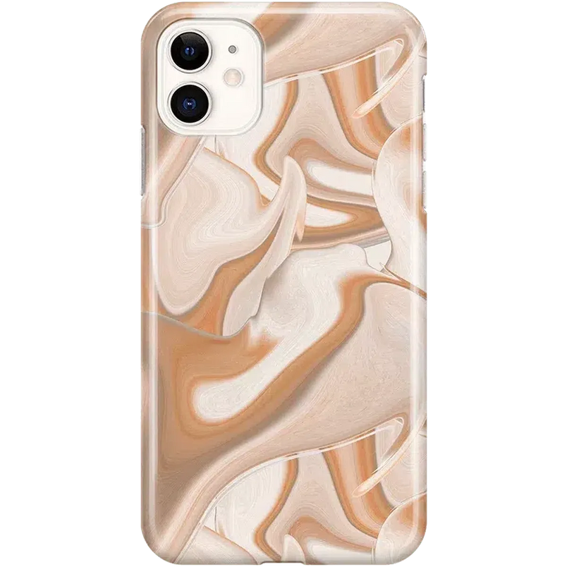Caramel Delight | Marble Swirl Case iPhone Case get.casely Classic iPhone 11 