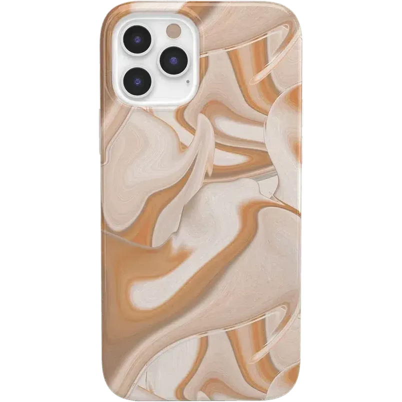 Caramel Delight | Marble Swirl Case iPhone Case get.casely Classic iPhone 12 Pro Max 