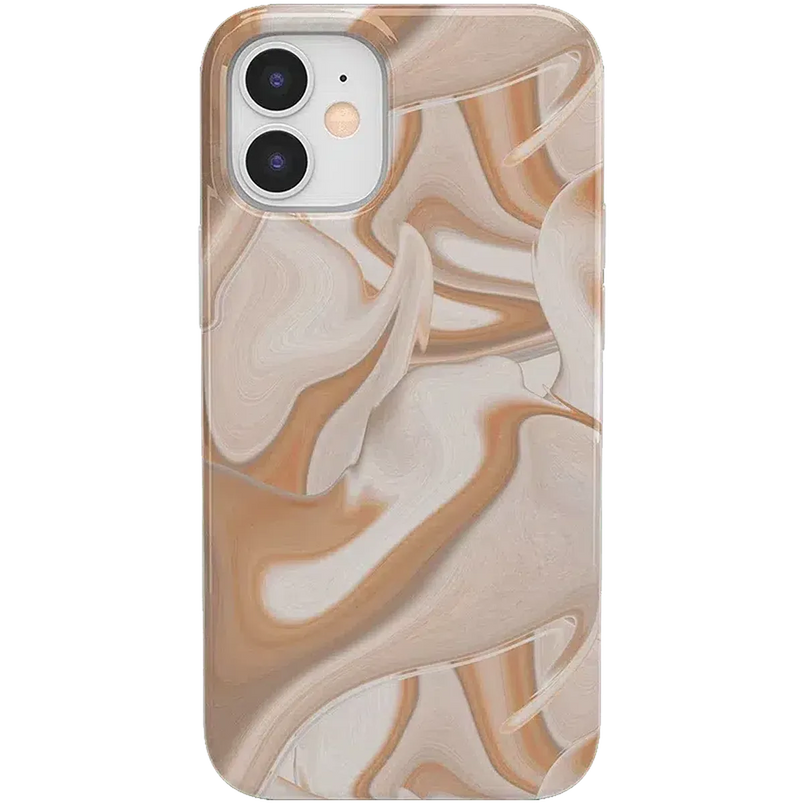 Caramel Delight | Marble Swirl Case iPhone Case get.casely Classic iPhone 12 