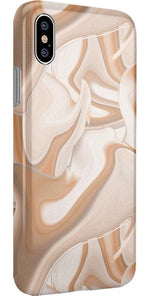 Caramel Delight | Marble Swirl Case iPhone Case get.casely 