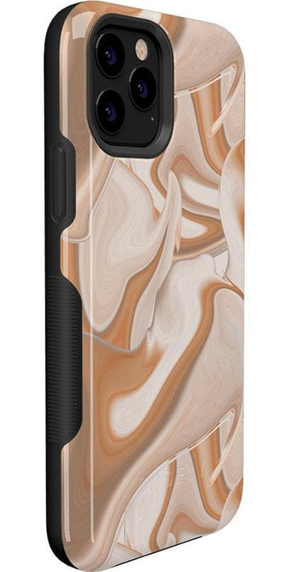 Caramel Delight | Marble Swirl Case iPhone Case get.casely 