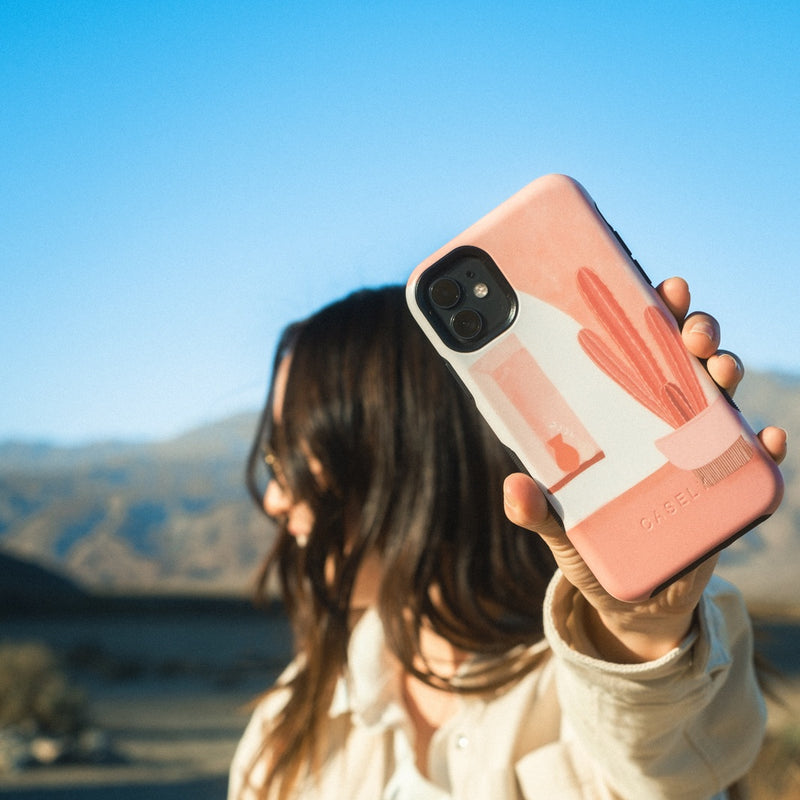 Desert Daze | Peachy Cactus Case