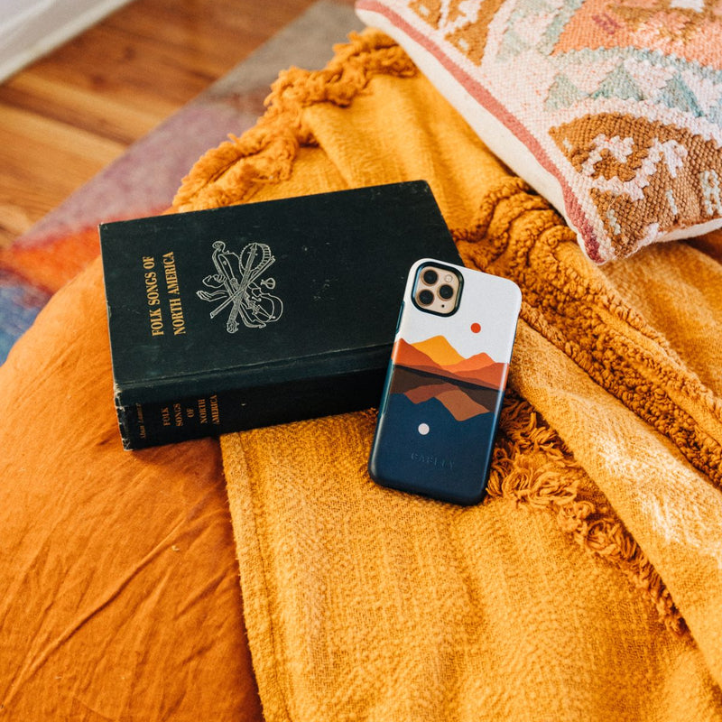 Opposites Attract | Day & Night Colorblock Mountains Case