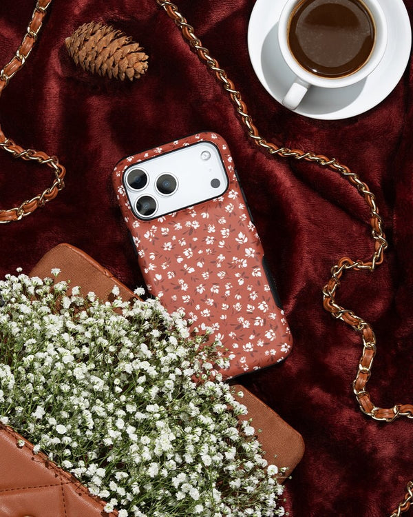 Mocha Meadow | Tiny Flowers Case