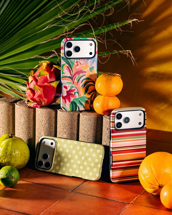 Citrus Stripes | Poolside Print Case
