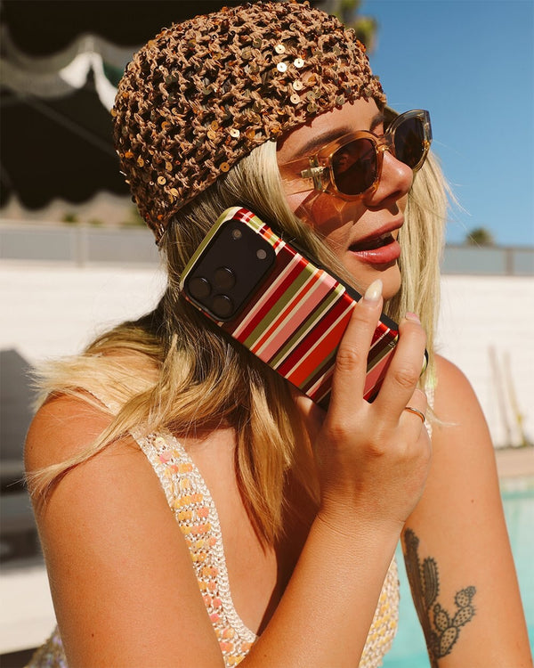 Citrus Stripes | Poolside Print Case