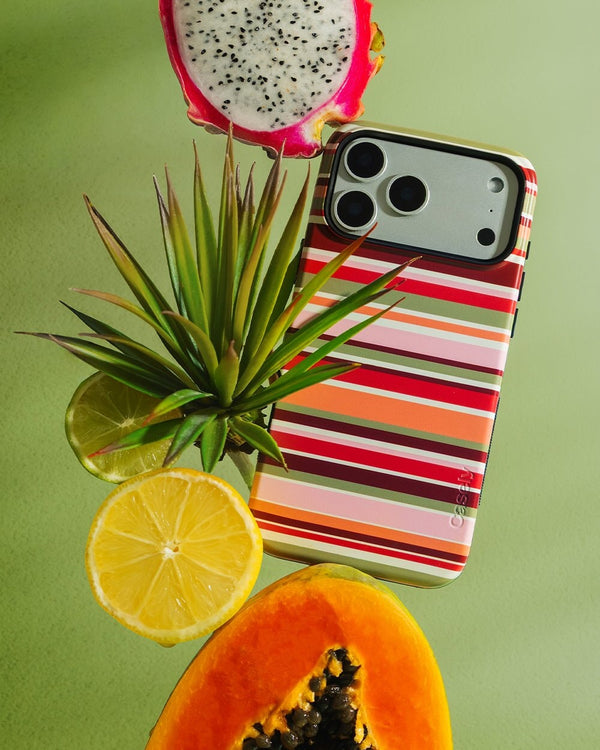 Citrus Stripes | Poolside Print Case