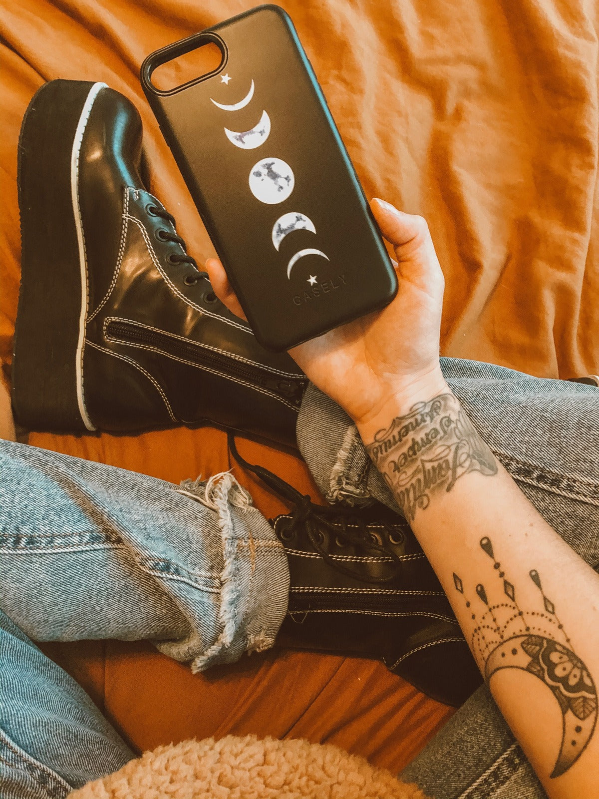 It's Just a Phase | Marble Moon Case