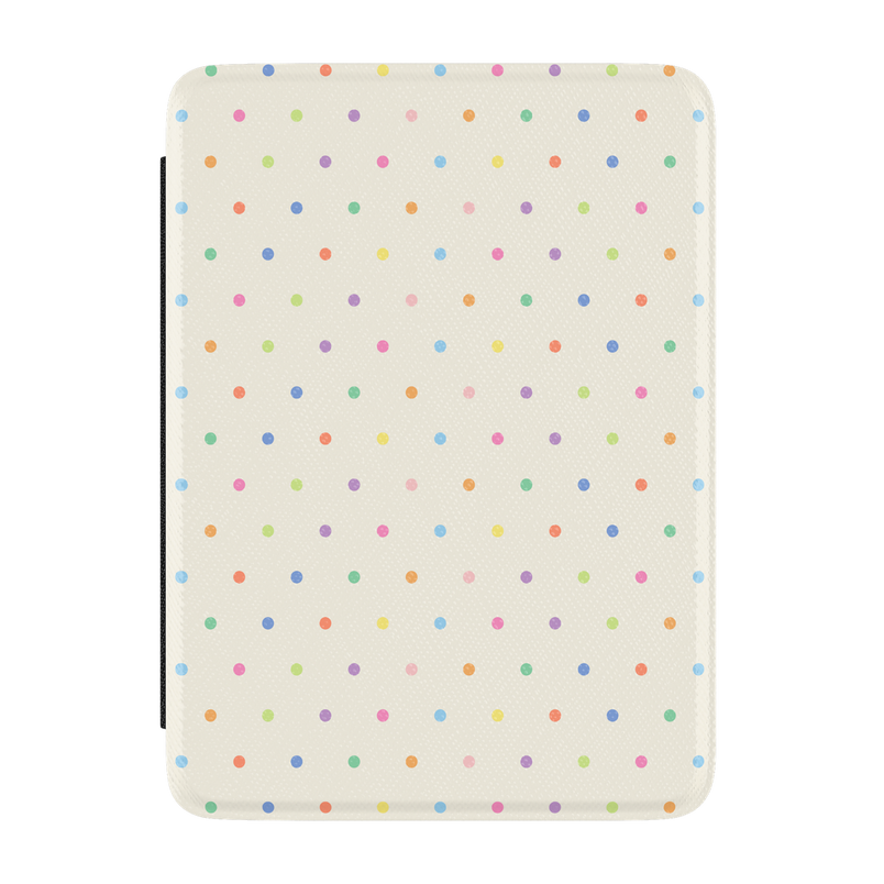 On the Dot | Rainbow Polka Dot Kindle Case