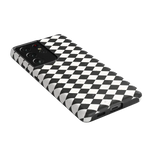 Salem's Hex | Black & White Checkered Case