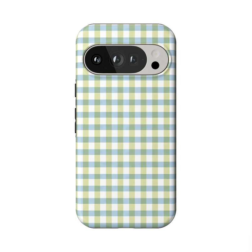 Pastel Picnic | Blue & Green Gingham Case