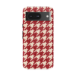Scarlet Stitch | Red Houndstooth Case