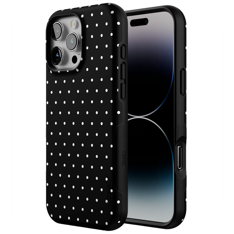 On the Dot | Black Polka Dot Case