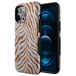 Untamed | Brown & Blue Zebra Case