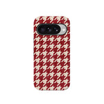Scarlet Stitch | Red Houndstooth Case