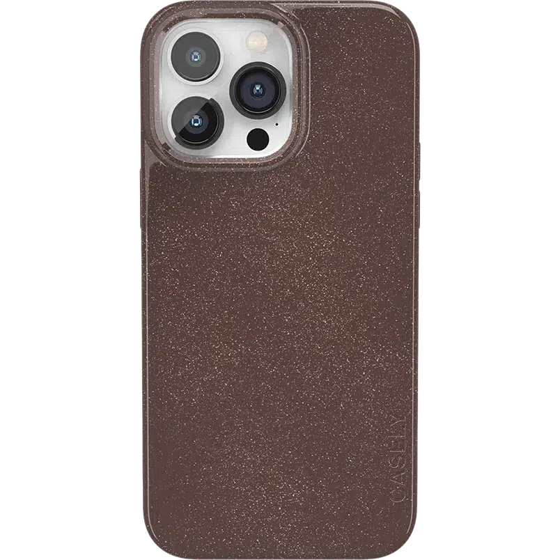 Cedar Trail | Brown Enchanted Shimmer Case iPhone Case get.casely Classic + MagSafe® iPhone 14 Pro Max 