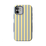 Coastline Stripes | Blue & Yellow Case - iPhone 12