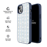 Cottage Stripe | Blue Floral Case